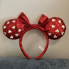 ミニーカチューシャ ハート模様