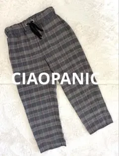 CIAOPANIC チェック柄 イージーパンツ グレー ウエストゴムのサムネイル