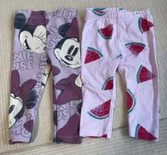 ザラ74 6-9ヶ月/ギャップ60 3-6ヶ月 レギンス　2枚セット