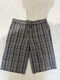 sacai グレンチェック ベルテッド ショートパンツ サカイ ベルト
