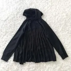 duex amour バッグプリーツ パーカー フーディ M〜L