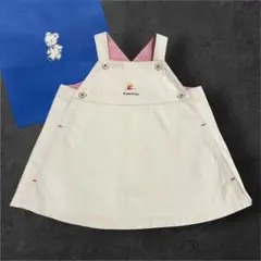 ファミリア♡ジャンパースカート/通年素材/ベージュ/ワンピース