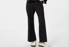 UNIQLO ユニクロ スマートフレアパンツ 黒 ブラック