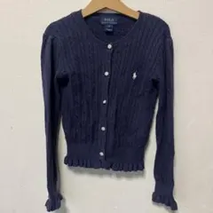 Polo Ralph Lauren ネイビー カーディガン　6X