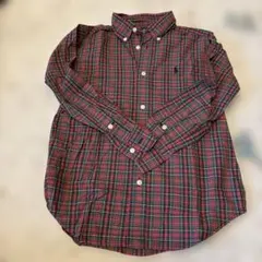 Ralph Lauren チェック柄 長袖シャツ 6号