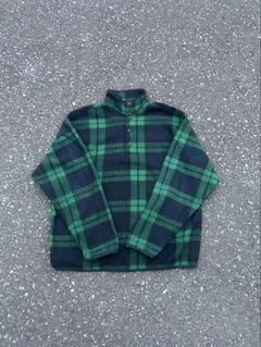HUF ハフ ナイロン ジャケット ハーフジップ チェック柄 - メルカリ