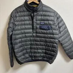 パタゴニア ダウンスナップTプルオーバー 深緑 グリーン MEN’S M 美品