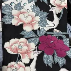 未使用品☆美品 しつけ糸付き 黒留袖 落款 花模様 裄67cm☆ - メルカリ