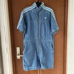 adidas アディダスカラー デニムジャンプスーツ NiziU