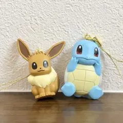ポケットモンスター　ぺたんこマスコット　イーブイ　ゼニガメ　ガチャのサムネイル