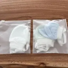 긁힘 방지를 위한 아기 장갑 3쌍 세트