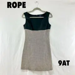 ☆W0448S☆ ROPE ミニノースリーブワンピース