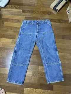 希少 80s USA製 カーハート ダブルニー WU 138 30x32 80s USA製 carharttカーハート ダック地 ダブルニー ペインター