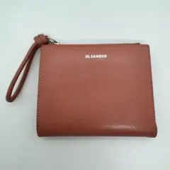 JIL SANDER ジルサンダー L字 ファスナーウォレット ピンクベージュ