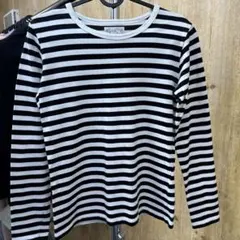 【J】agnès b ストライプ 長袖Tシャツ T2 17