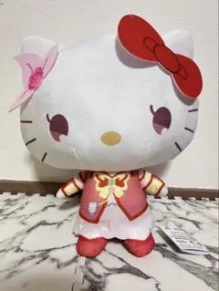 Yes!プリキュア5GoGo! ×サンリオキャラクターズぬいぐるみ　ハローキティ 未使用タグ付き】Yes!プリキュア5GoGo!サンリオ キャラクターズ キティ