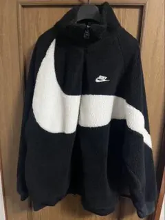 Nike リバーシブルボアジャケット L ブラック/ホワイト美品