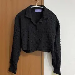 wee9s ウィークス　non non iron short shirt 黒のサムネイル