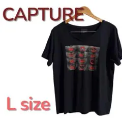 【CAPTURE】レディース Tシャツ Lサイズ ブラック