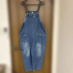 デニムサロペット Mサイズ ブルー