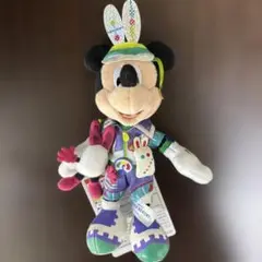 ミッキーマウス　ぬいぐるみバッジ