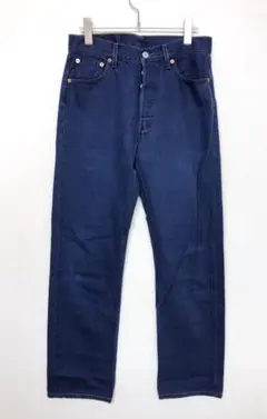 LEVI'S 501 古着 ボタンフライ ストレート 後染め カラーデニムパンツ