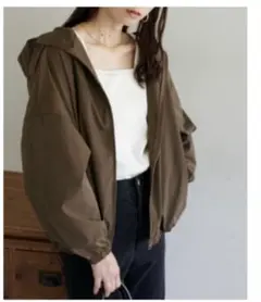 Discoat ギャザーボリュームマウンテンパーカー