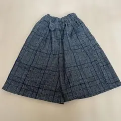 チェック柄ガウチョパンツ 95cm 秋冬　子供服　長ズボン