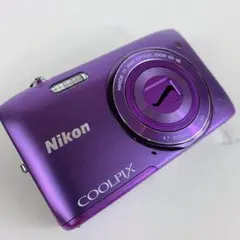 Nikon COOLPIX S3500パープル 本体と付属品 - メルカリ