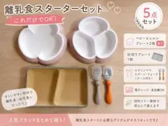 ベビービョルン 離乳食スターターセット ベビー食器 5点 エジソン　カトラリーのサムネイル