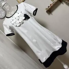 新品同様　インゲボルグ　 チュニック　ワンピース　Aライン　半袖　カメリア