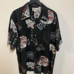 アロハシャツ ウルフズヘッド ベルベルジン 古着 ワコマリア オーダー