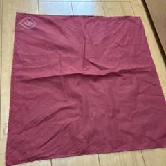 ワインレッド 綿製 風呂敷 ロゴ入り