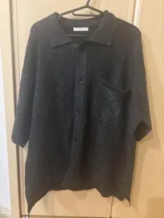 WYM LIDNM JACQUARD MESH KNIT SHIRT メッシュのサムネイル