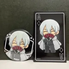 プリンセスカフェ　Dr.STONE カジノディーラー　缶バッジ　カード　氷月