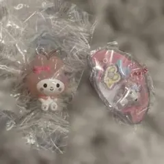 サンリオ パッケージチャーム マイメロディ マイメロ ピンク　めじるし