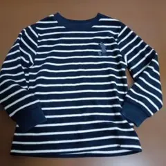 UNIQLO ユニクロ ミッキー ボーダー フリース トレーナー 110 120