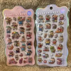 クレヨンしんちゃん BONBON DROP シール 2セット