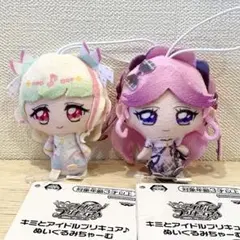 キュアズキューン キュアキッス キミとアイドルプリキュア ぬいぐるみ ちゃーむ