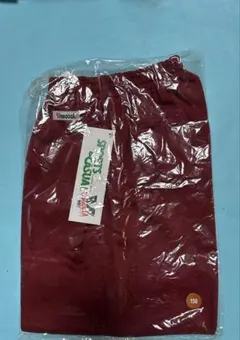 エンジハーフパンツ 150cm新品未使用日本製体操ズボン