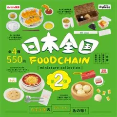 全4種 日本全国フードチェーン ミニチュアコレクション 第2弾 コンプリート