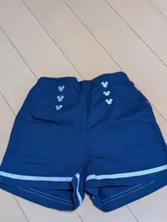 ミッキー ミニー 刺繍 ハーフパンツ 120cm