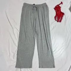 古着　POLO RALPH LAUREN グレー スウェットパンツ L/G