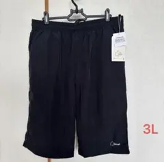 LOGOS DAYS ハーフパンツ ブラック 3L ナイロン製のサムネイル