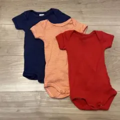 プチバトー　3点セットボディスーツ　下着