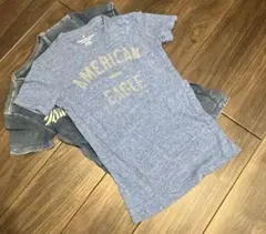 AMERICAN EAGLE Tシャツ ブルー2枚