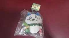 京都限定 ちいかわ「抹茶ソフト」ぬいぐるみチェーン ハチワレ