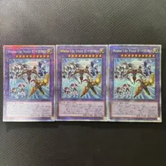遊戯王 Wake Up Your E・HERO プリズマ プリシク 計3枚