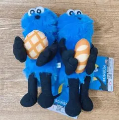 パペットスンスン ぬいぐるみ 2個 メロンパン、フランスパン