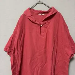 サマンサモスモス　アソートスキッパーチュニック(F)レッド　リネン＆コットンのサムネイル